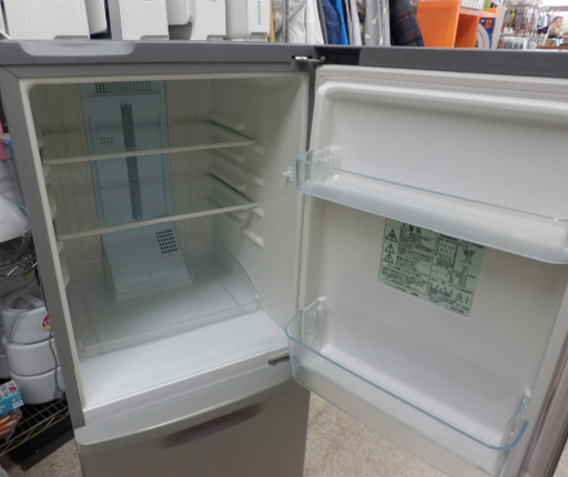 冷蔵庫 138L 2010年製 パナソニック NR-B142W-S 2ドア グレー  
