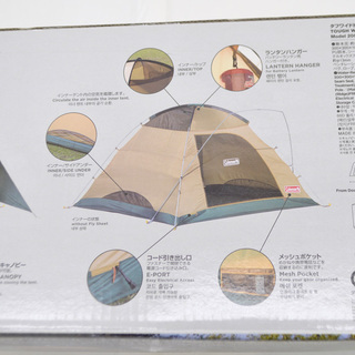 【未使用品】コールマン タフワイドドーム4 300 キャンプ 5-6人用 かんたん設営  2000017860 テント (0220351097)