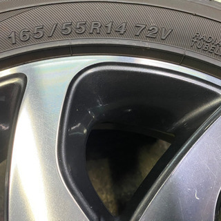 スズキ　パレット　ワゴンRなど軽自動車用　夏タイヤ　アルミホイール