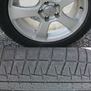 BSスタッドレス&DUNLOPホイール4本セット225/50R17 - 売ります・あげます