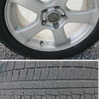 BSスタッドレス&DUNLOPホイール4本セット225/50R17 - さくら市