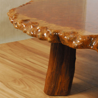 3060 花梨 瘤 一枚板 座卓 ローテーブル 厚さ3.5ｃｍ 幅128cm 高さ33cm 愛知県岡崎市 直接引取可　エビス 3060 花梨 瘤 一枚板 座卓 ローテーブル 厚さ3.5cm 幅128cm