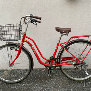 BAAマーク　赤色の自転車