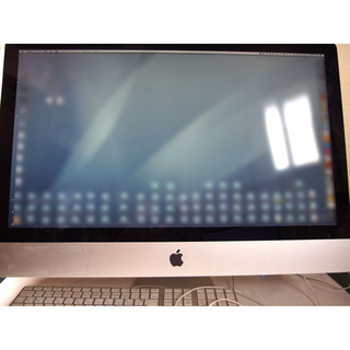 iMac 27インチ と Apple Keyboard （両方とも難あり、ジャンク品）