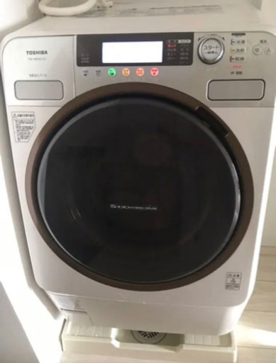 美品】 東芝ドラム式洗濯乾燥機 TW-180VE(C) 引取優先 洗濯機 