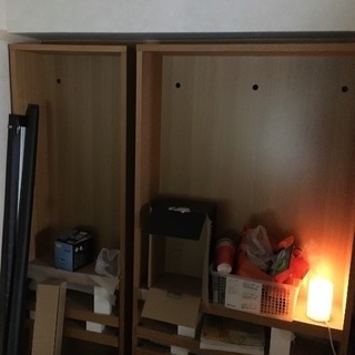 無印良品　本棚　ブックシェルフ　タモ材 無印良品(MUJI)の稀少なオープンシェルフ2×3/タモ材 ナチュラル