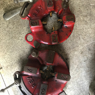 REXねじ切り機☆牛若80ADX☆動作品☆刃4枚付