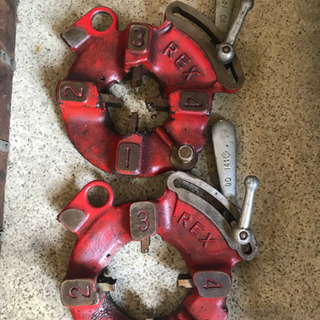 REXねじ切り機☆牛若80ADX☆動作品☆刃4枚付