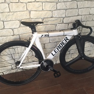 【美品】LEADER BIKE 735 WHITE XS