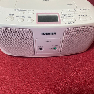 TOSHIBA CDラジカセ