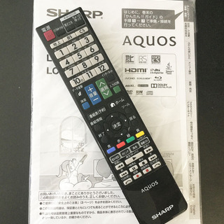 シャープ SHARP アクオス AQUOS 液晶テレビ LC-40DR9 ブルーレイ内蔵 HDD搭載 2015年製 リモコン取説付き 40型