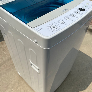 2017年製 ハイアール 4.5kg 全自動洗濯機 ホワイトHa...