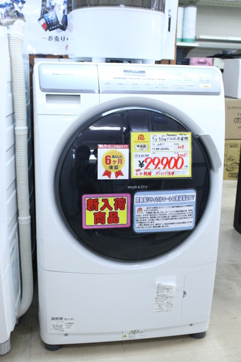 【6ヶ月保証付】参考定価 ¥83,700 2011年製 Panasonic パナソニック ドラム式 洗濯機 6kg 乾燥 3kg NA-VD100L プチドラム ヒーター乾燥 ダンシング洗浄♫