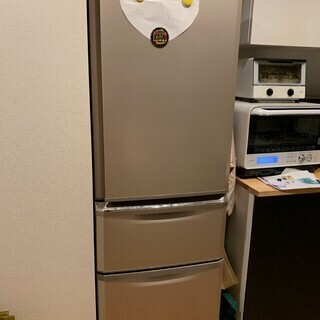 美品☆　三菱ノンフロン冷凍冷蔵庫　MR-C37C-P　