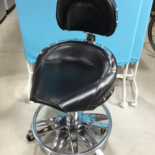 キャスター付き　チェア　バイクシート型