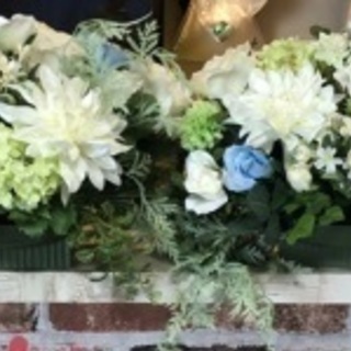結婚式　高砂メイン装花　造花