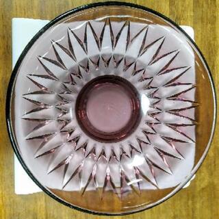 ガラス皿　レトロ　アンティーク