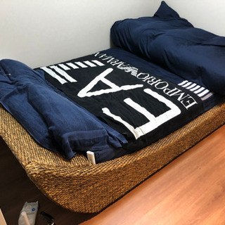 【即決】ウォーターヒヤシンスベッド ローベッド ダブル アジアン PERFORMAX