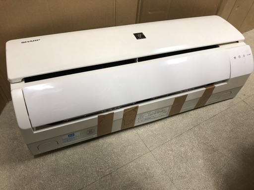 ☆中古 激安！！ 大阪取引限定☆　※保証期間3ヶ月　SHARP　ルームエアコン　AC-256FT 　2.5ｋｗ　8-10畳　2016年　※注意あり　DH0025　￥23,000