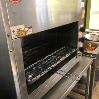 厨房 業務用 MARUZEN　マルゼン 焼き台 スピードグリラー MGK-084U　① 都市ガス 焼物器 赤外線バーナー 上火式 卓上型