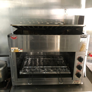 厨房 業務用 MARUZEN　マルゼン 焼き台 スピードグリラー MGK-084U　① 都市ガス 焼物器 赤外線バーナー 上火式 卓上型