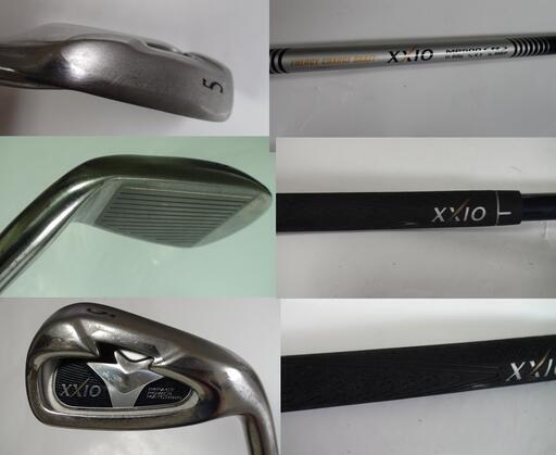 ゴルフクラブセット☆ドライバー、アイアン全7本☆XXIO・PRGR他