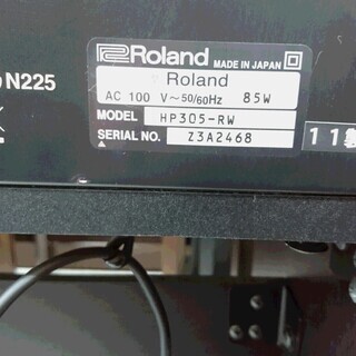 電子ピアノ Roland ローランド HP305-RW 2011製 動作品