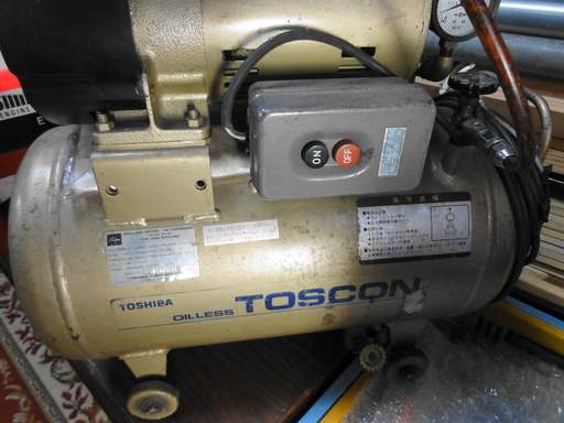 東芝エアーコンプレッサー(中古品)