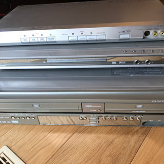 VHS.DVDレコーダー、DVDプレーヤー、AVセレクター