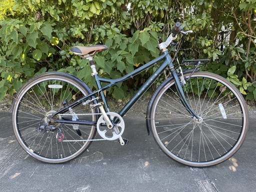 週末引き取り限定価格】クロスバイク ローバー グリーン ROVER