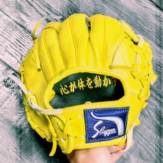 ほぼ新品 硬式用グローブ 1回のみ使用 スラッガーオーダーメイド