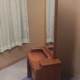 レトロ家具！木製ドレッサー 鏡台 姿見