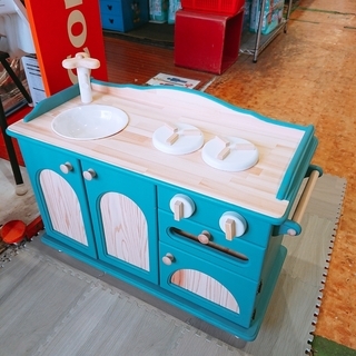 【愛品館市原店】未使用品！ おままごとキッチン(アイランドキッチン) 【管理IEJ042605-104】 愛品館市原店】未使用品！ おままごとキッチン(アイランドキッチン