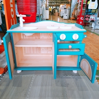 愛品館市原店】未使用品！ おままごとキッチン(アイランドキッチン