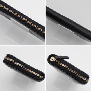 GUCCI/インターロッキングG》ラウンドファスナー長財布 ABランク 美品