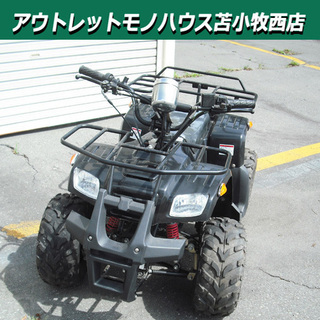 4輪 バギー 48cc マニュアル3速 ブラック ガソリン 50...