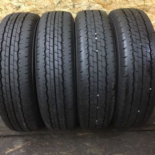 DUNLOP SP175N 195/80R15 107/105L LT 15インチ 夏タイヤ 4本 2018年製 バリ溝 ハイエース キャラバン等 (VTJ167) クレジットカード QR決済可能