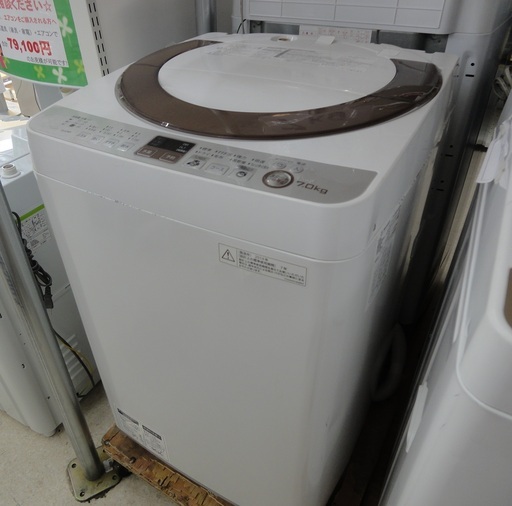SHARP/シャープ 7.0kg 洗濯機 ES-A70E9 2014年製【ユーズドユーズ名古屋天白店】