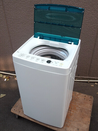 ㉕【6ヶ月保証付】19年製 美品 ハイアール 4.5kg 全自動洗濯機 JW-C45A