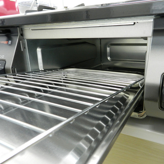 2018年製 都市ガス ガステーブル 幅59cm 左強火 リンナイ ガスコンロ KSR641BKL 12A 13A ☆ PayPay(ペイペイ)決済可能 ☆ 札幌市 北区 屯田 