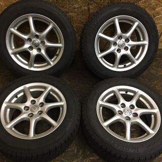 【YOKOHAMA ice GUARD iG60 215/60R17】スタッドレス【トヨタ 50系エスティマ 純正ホイール 17インチ 7J5HPCD114.3+50】バリ溝 (VTG215) クレジットカード QR決済可能