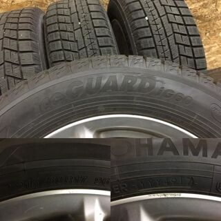 【YOKOHAMA ice GUARD iG60 215/60R17】スタッドレス【トヨタ 50系エスティマ 純正ホイール 17インチ 7J5HPCD114.3+50】バリ溝 (VTG215) クレジットカード QR決済可能
