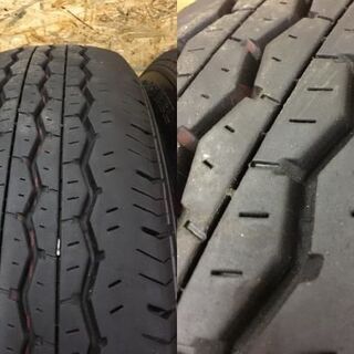 トヨタ 200系ハイエース純正ホイール 15インチ 6J6HPCD139.7+35 BS ECOPIA R680 195/80R15 107/105L LT バリ溝 夏タイヤ 4本　(VTO499)クレジットカード QRコード決済可能 BS RD-613 195/80R15 107/105L LT】夏 4本【トヨタ 200系ハイエース