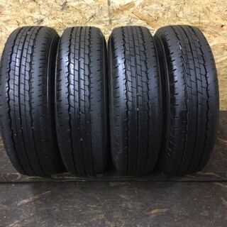 【DUNLOP SP175N 195/80R15 107/105L LT】夏 4本【社外 15インチ 6J6HPCD139.7+33】バリ溝 ハイエース等 (VTI182) クレジットカード QR決済可能