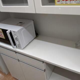 おすすめ品】参考定価¥59,800 大川家具 内田工芸 3面レンジボード 幅 