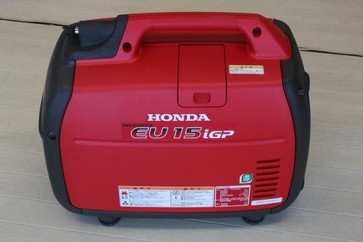 展示品　ホンダ　低圧LPガス発電機　EU15iGP　1500W　LPガス　1500VA　プロパンガス　非常用　防災　EU15i　ガス　発電機