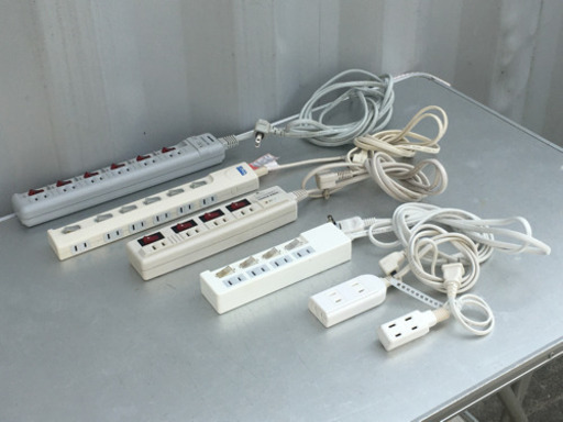 格安で！電源タップ 6本セット◇延長コード◇コンセント◇1500W
