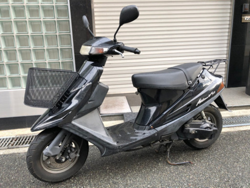 ⭐️決まりました。沢山のお問い合わせありがとうございました。元祖通勤快速　アドレスV100  前カゴ付き　実動車⭐️ ⭐️決まりました。沢山のお問い合わせありがとうございました。元祖