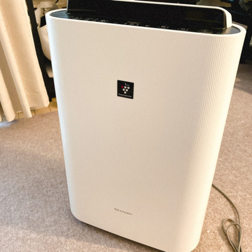 美品☆20年製 SHARP シャープ 加湿空気清浄機 KC-J50-W ホワイト系