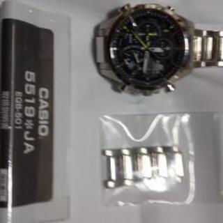 【値下げ交渉可】カシオエディフィス ソーラー Bluetooth スマホリンク EQB-501 メンズ シルバー 